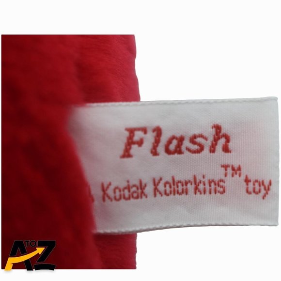 Vintage Kodak KolorKins "Flash" Red Plush Stuffed 8" Sitting Advertising Collect - Picture 12 of 12